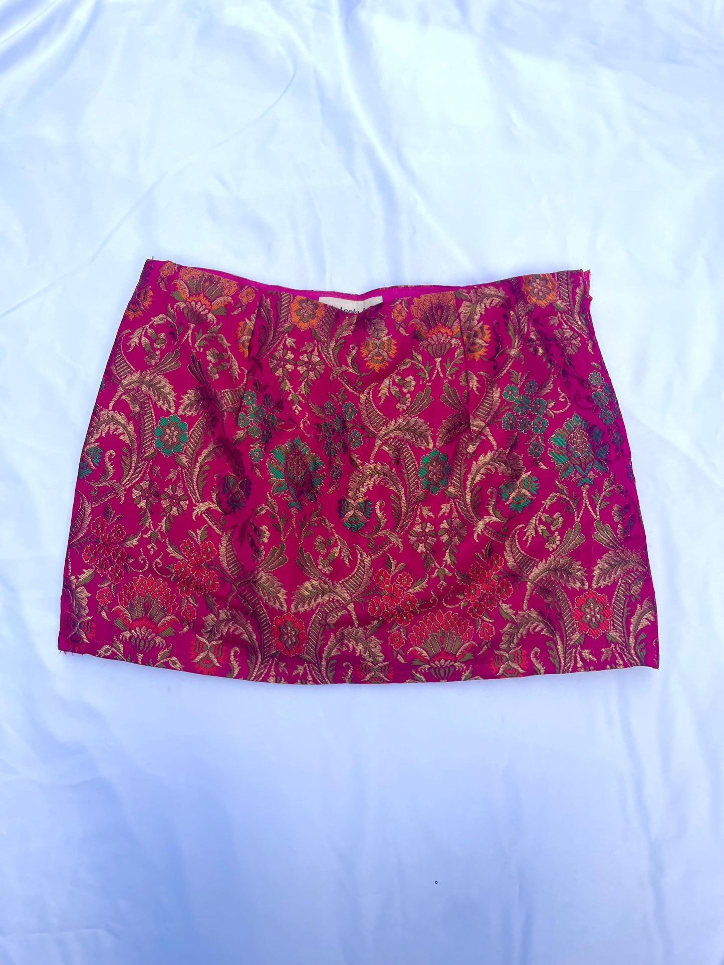 Micro Mini - Pink Brocade