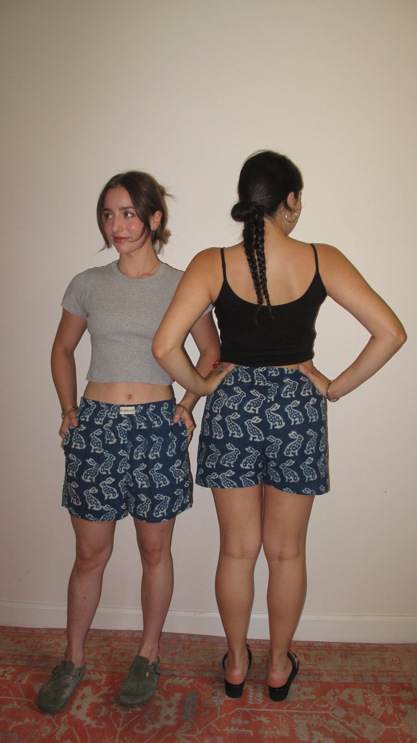 UNA SHORTS - BLUE BUNNY