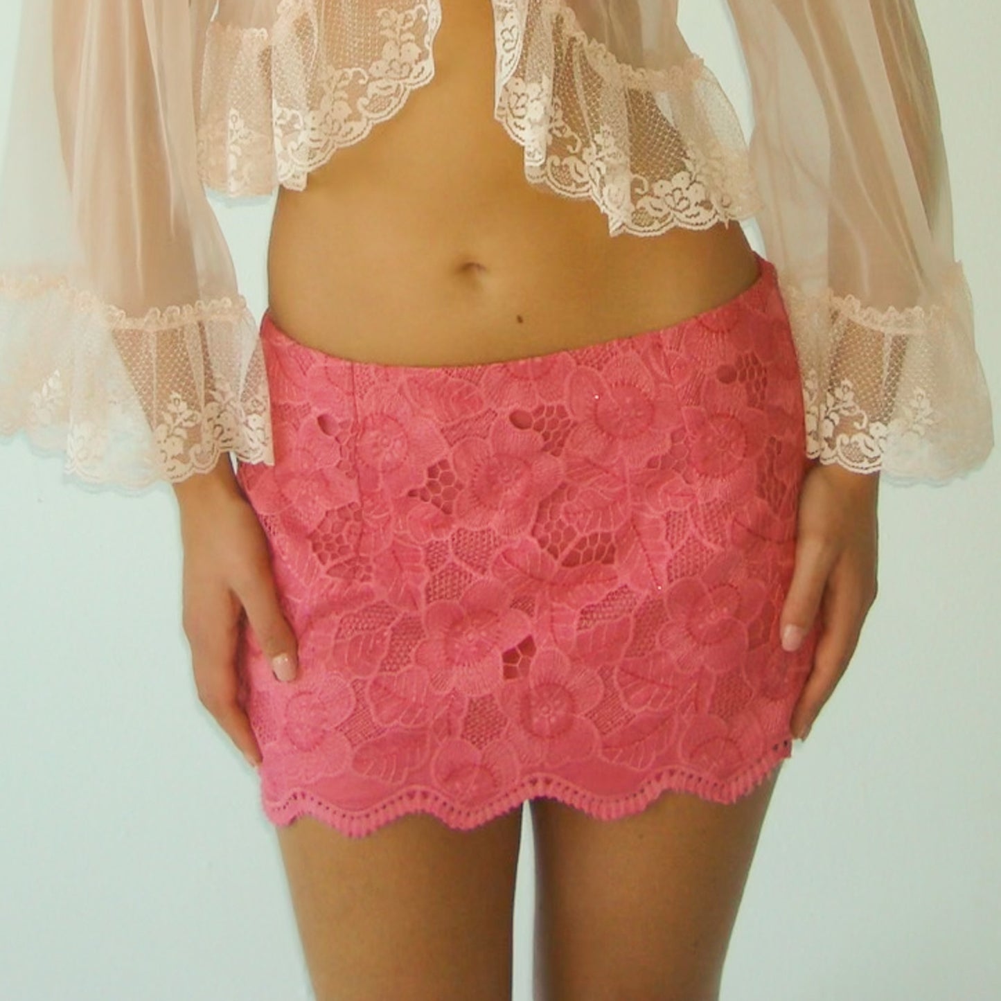 THE MINI IN PINK CUTWORK