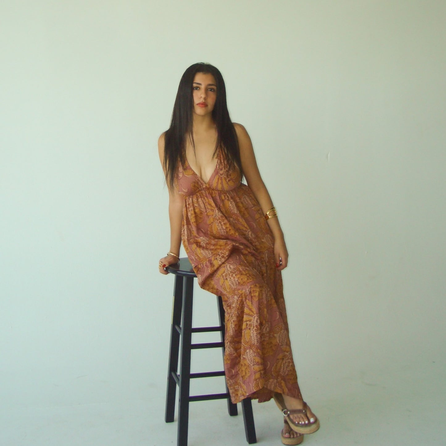 THE KALI DRESS IN MAUVE