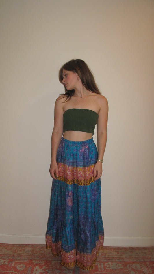 KHILE SKIRT - DYED SILK