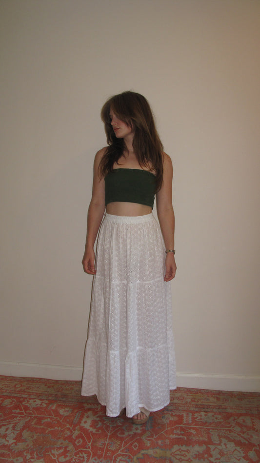 KHILE SKIRT - CLASSIC EYELET